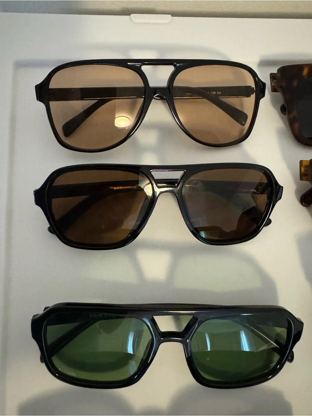 Black and Tortoiseshell Sunglasses - variety of styles